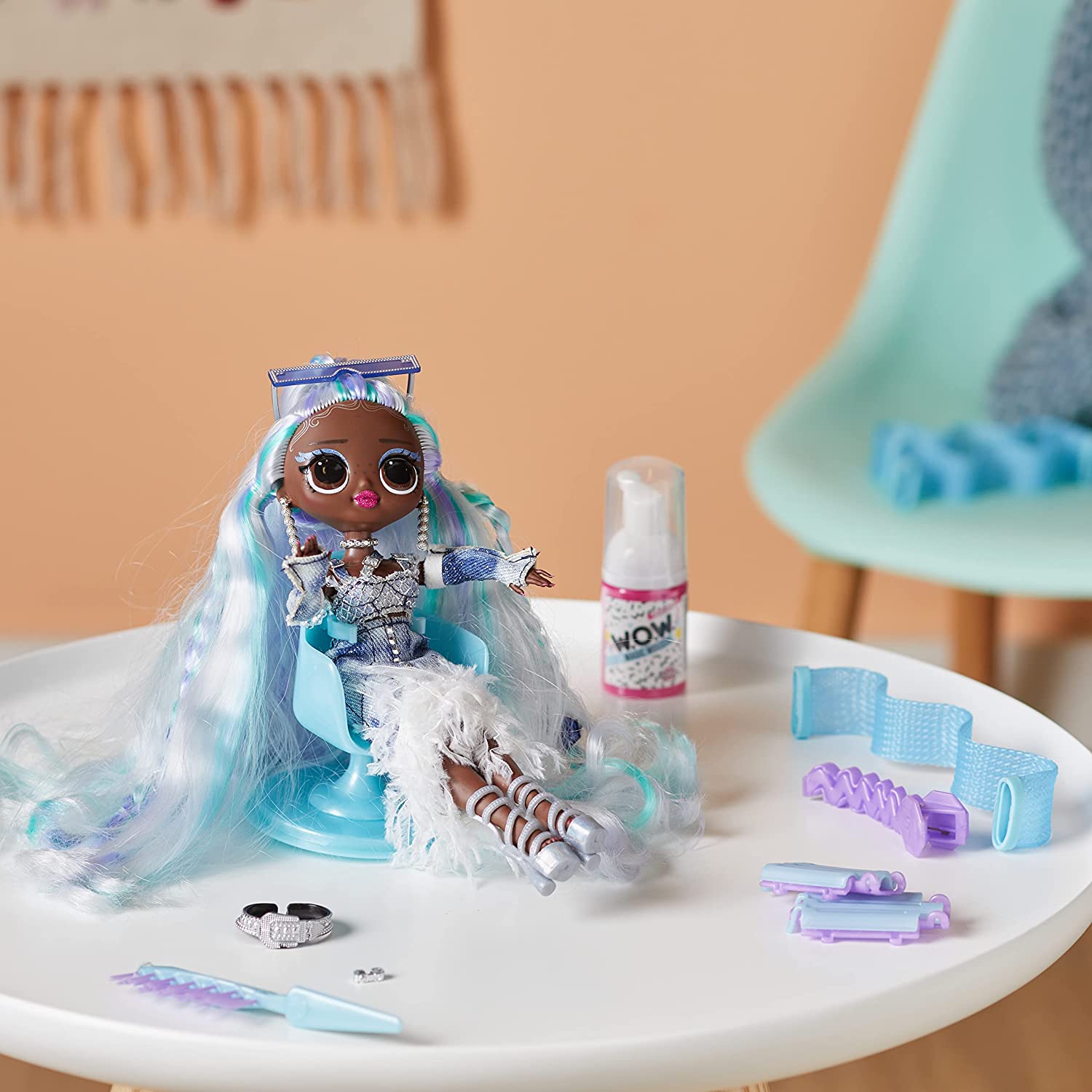 Кукла LOL Surprise! OMG Fashion Show Hair Edition Lady Braids ЛОЛ Леди Брейдс (584285) - Зображення 7