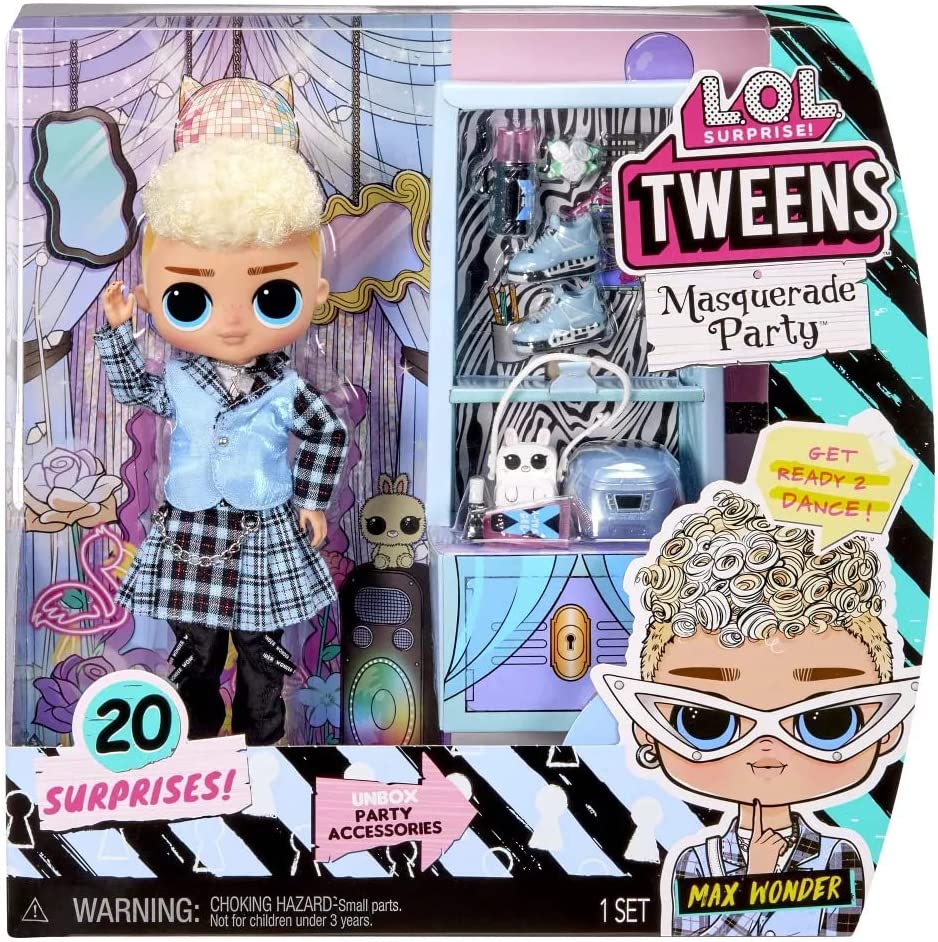 Кукла LOL Surprise! Tweens Masquerade Party Max Wonder ЛОЛ Твинс Маскарад Подростки Макс Вандер (584131)
