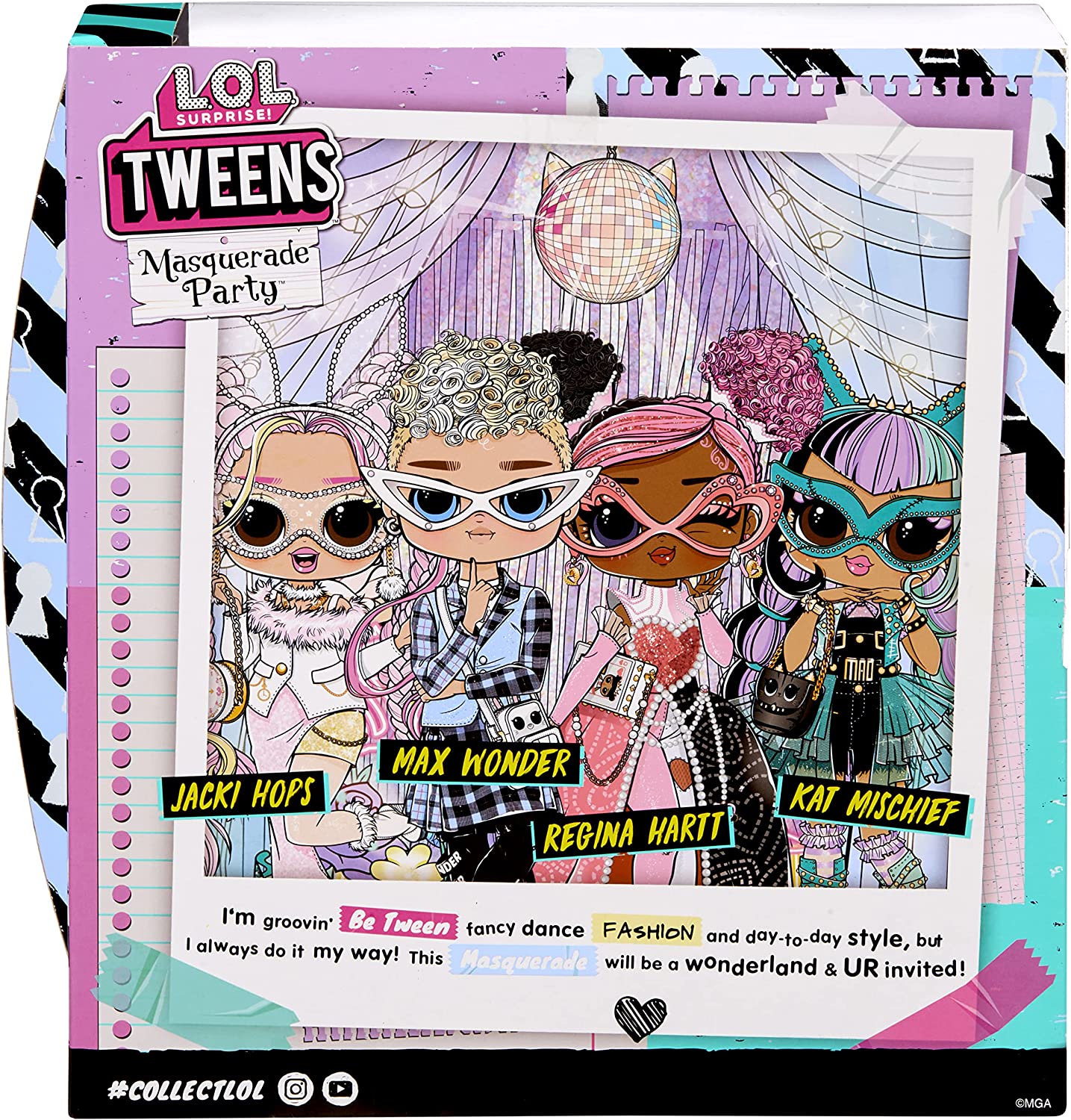Кукла LOL Surprise! Tweens Masquerade Party Max Wonder ЛОЛ Твинс Маскарад Подростки Макс Вандер (584131) - Зображення 6