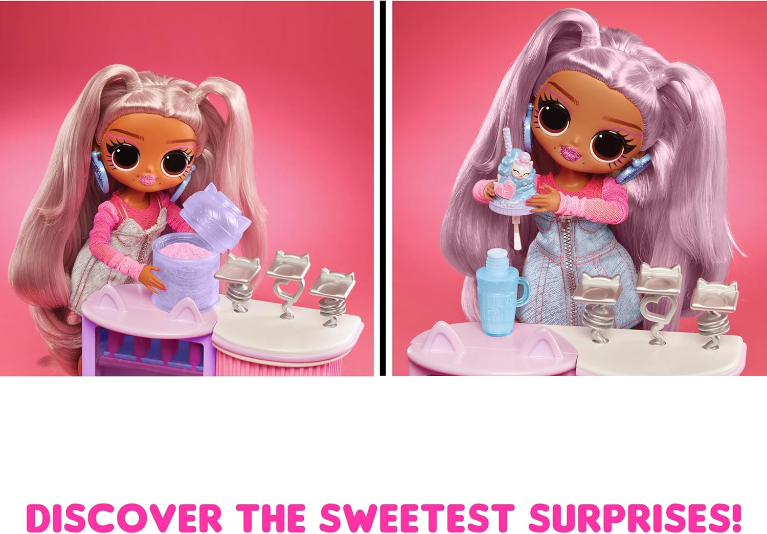 Кукла LOL Surprise! серии OMG Sweet Nails Kitty K Café ЛОЛ Кафе Китти Кей (503859) 5 Кукла LOL Surprise! серии OMG Sweet Nails Kitty K Café ЛОЛ Кафе Китти Кей (503859) - Зображення 5