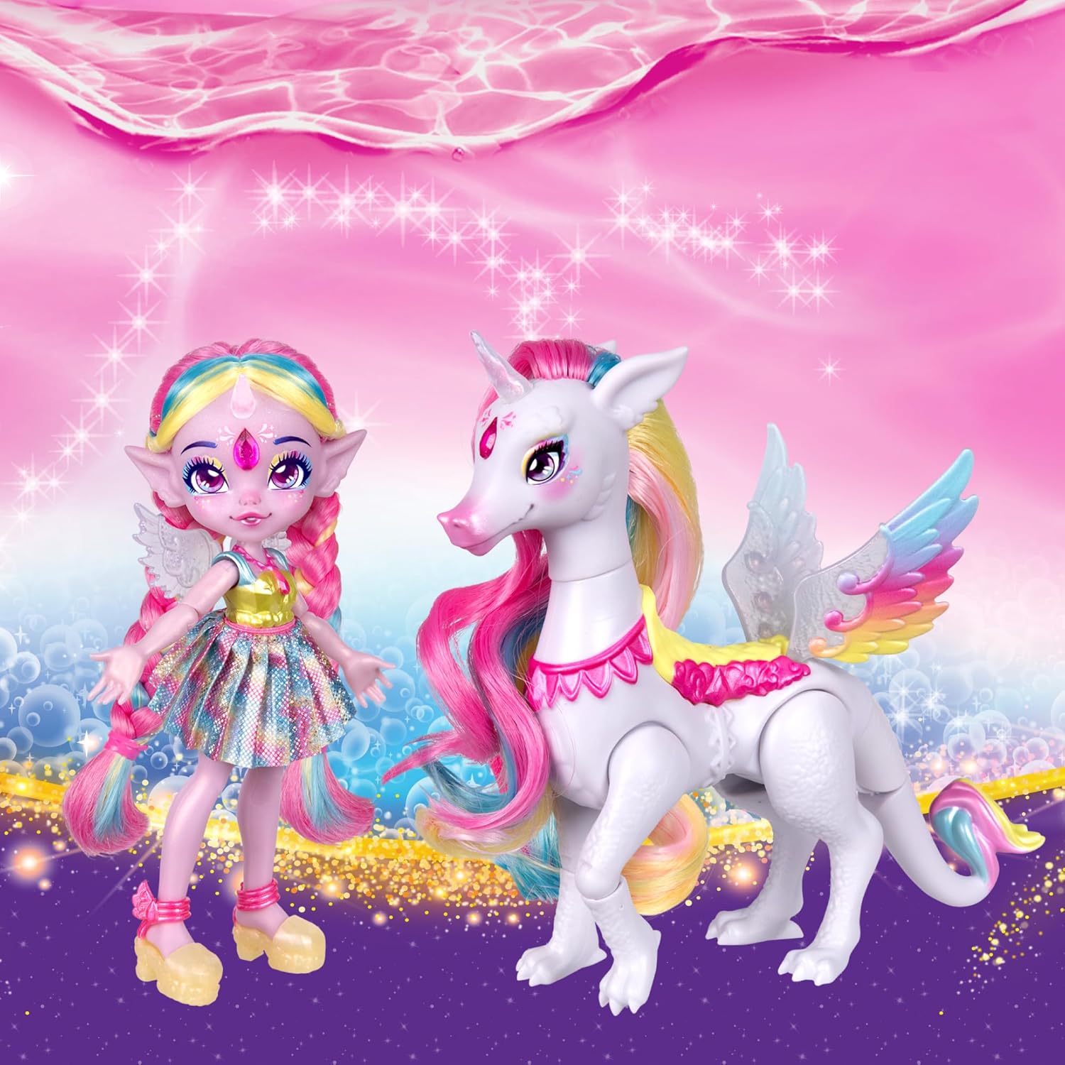 Лялька Magic Mixies Shimmerverse Series, Create & Mix Potion to Reveal Unia The Unicorn Фея Унія с з єдинорогом (14913) 4 Лялька Magic Mixies Shimmerverse Series, Create & Mix Potion to Reveal Unia The Unicorn Фея Унія с з єдинорогом (14913) - Зображення 4