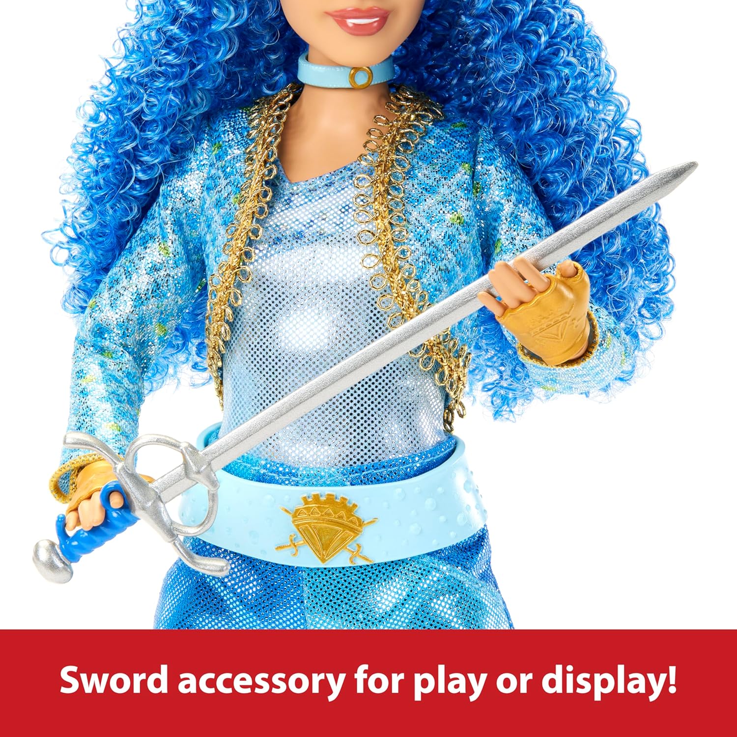 Лялька Mattel Disney Descendants: The Rise of Red Princess Chloe Charming Спадкоємці: Піднесення Ред Хлоя Чармінг Дочка Попелюшки (HWT89) - Зображення 4