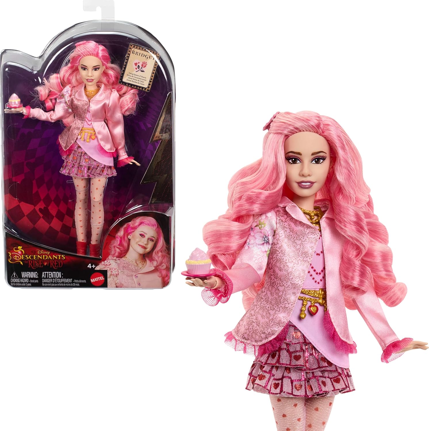 Лялька Mattel Disney Descendants: The Rise of Red Bridget Спадкоємці Бріджит Королева Червей (HWT91)