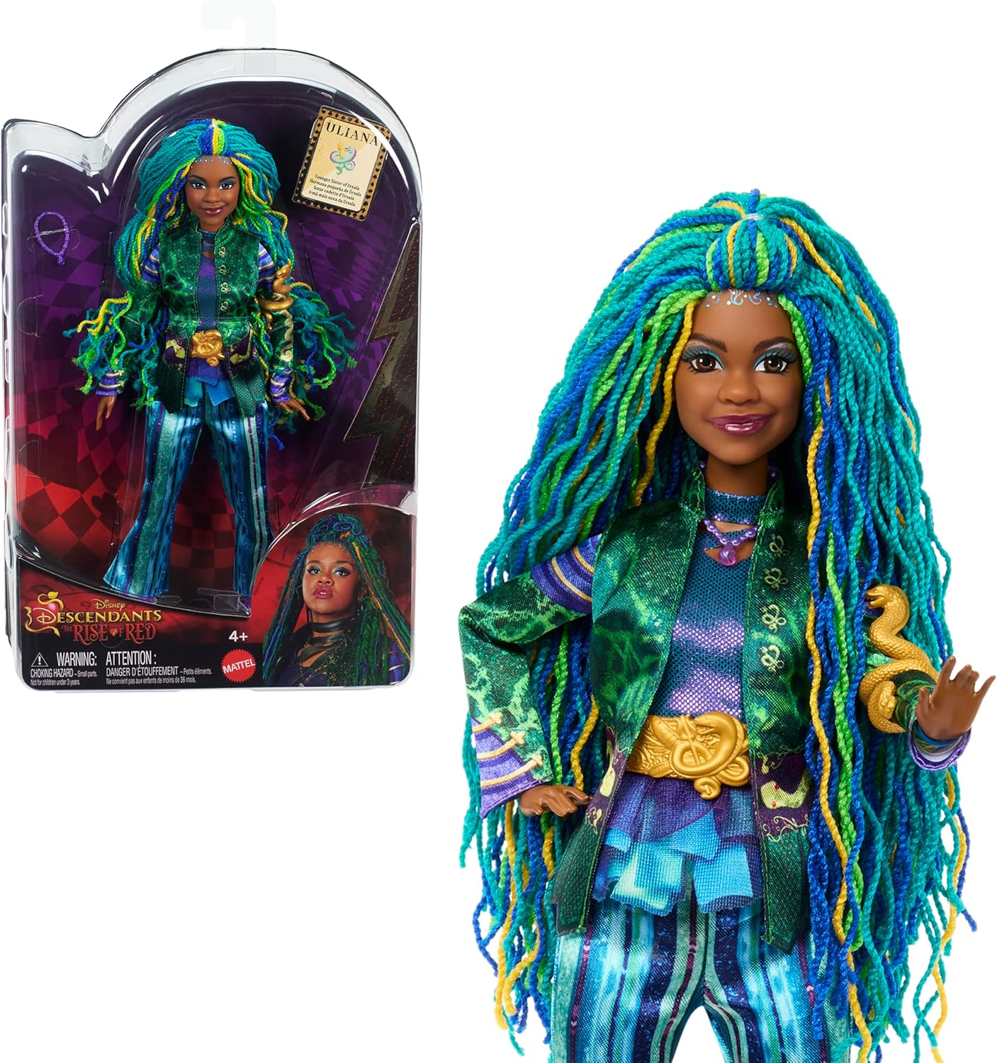 Лялька Mattel Disney Descendants: The Rise of Red Uliana Спадкоємці: Сходження Ред Уліана (HWT94)