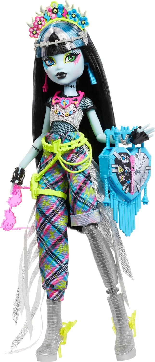 Кукла Монстер Хай Френки Штейн Фестиваль Монстров Monster High Frankie Stein Festival Themed (HXH79) 4 Кукла Монстер Хай Френки Штейн Фестиваль Монстров Monster High Frankie Stein Festival Themed (HXH79) - Зображення 4