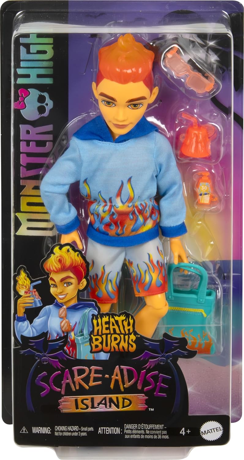 Кукла Монстер Хай Хит Бернс Остров Страха Monster High Scare-adise Island Heath Burns (HRP69) - Зображення 7