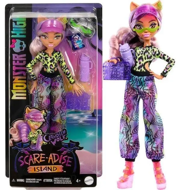 Кукла Монстер Хай Клодин Вульф Остров Страха Monster High Scare-adise Island Clawdeen Wolf (HRP67) 1 Кукла Монстер Хай Клодин Вульф Остров Страха Monster High Scare-adise Island Clawdeen Wolf (HRP67)