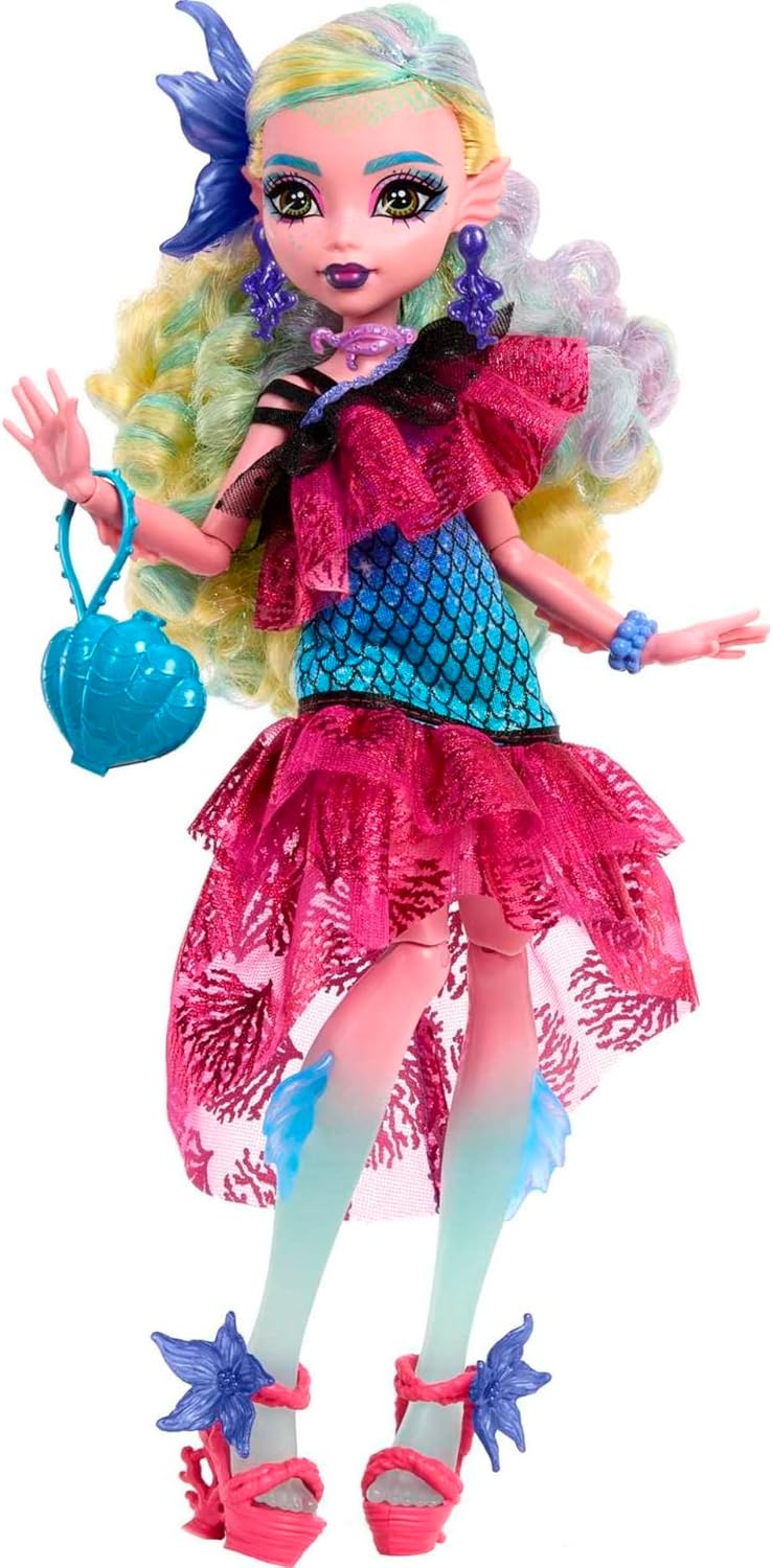Кукла Монстер Хай Лагуна Блю Бал Монстров Monster High Lagoona Blue Monster Ball (HNF71) 3 Кукла Монстер Хай Лагуна Блю Бал Монстров Monster High Lagoona Blue Monster Ball (HNF71) - Зображення 3