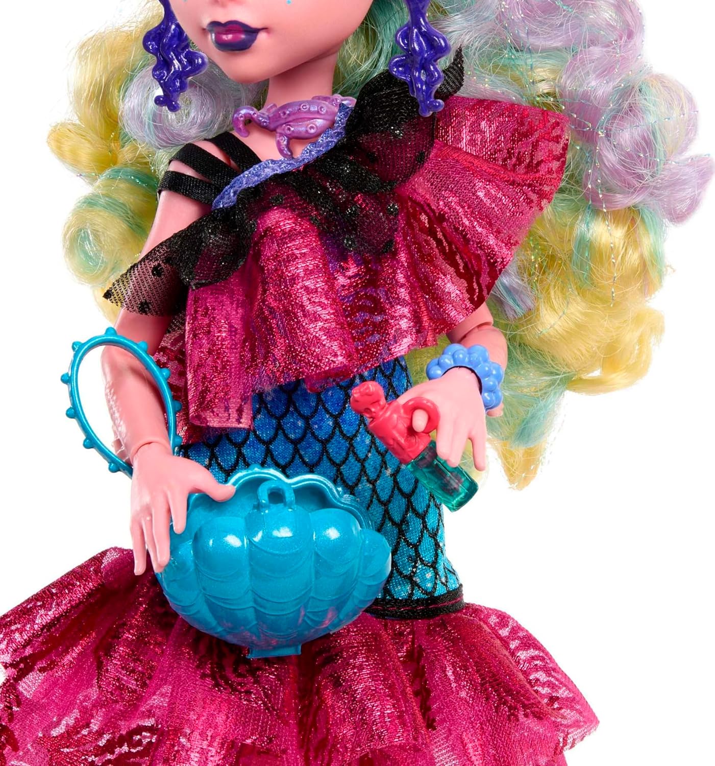 Кукла Монстер Хай Лагуна Блю Бал Монстров Monster High Lagoona Blue Monster Ball (HNF71) 5 Кукла Монстер Хай Лагуна Блю Бал Монстров Monster High Lagoona Blue Monster Ball (HNF71) - Зображення 5