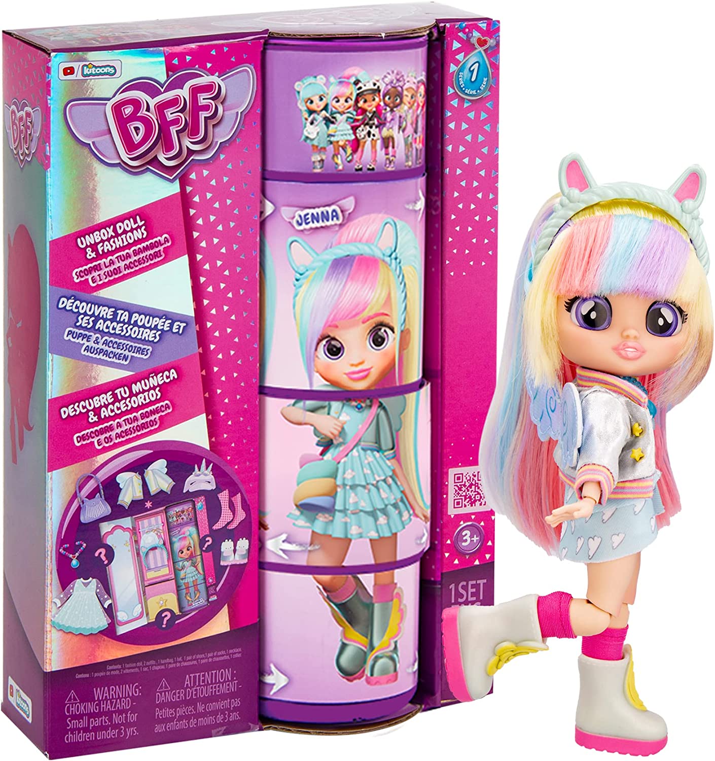 Кукла Плакса Край Беби Дженна Cry Babies BFF Jenna Fashion Doll Пупс (904361)
