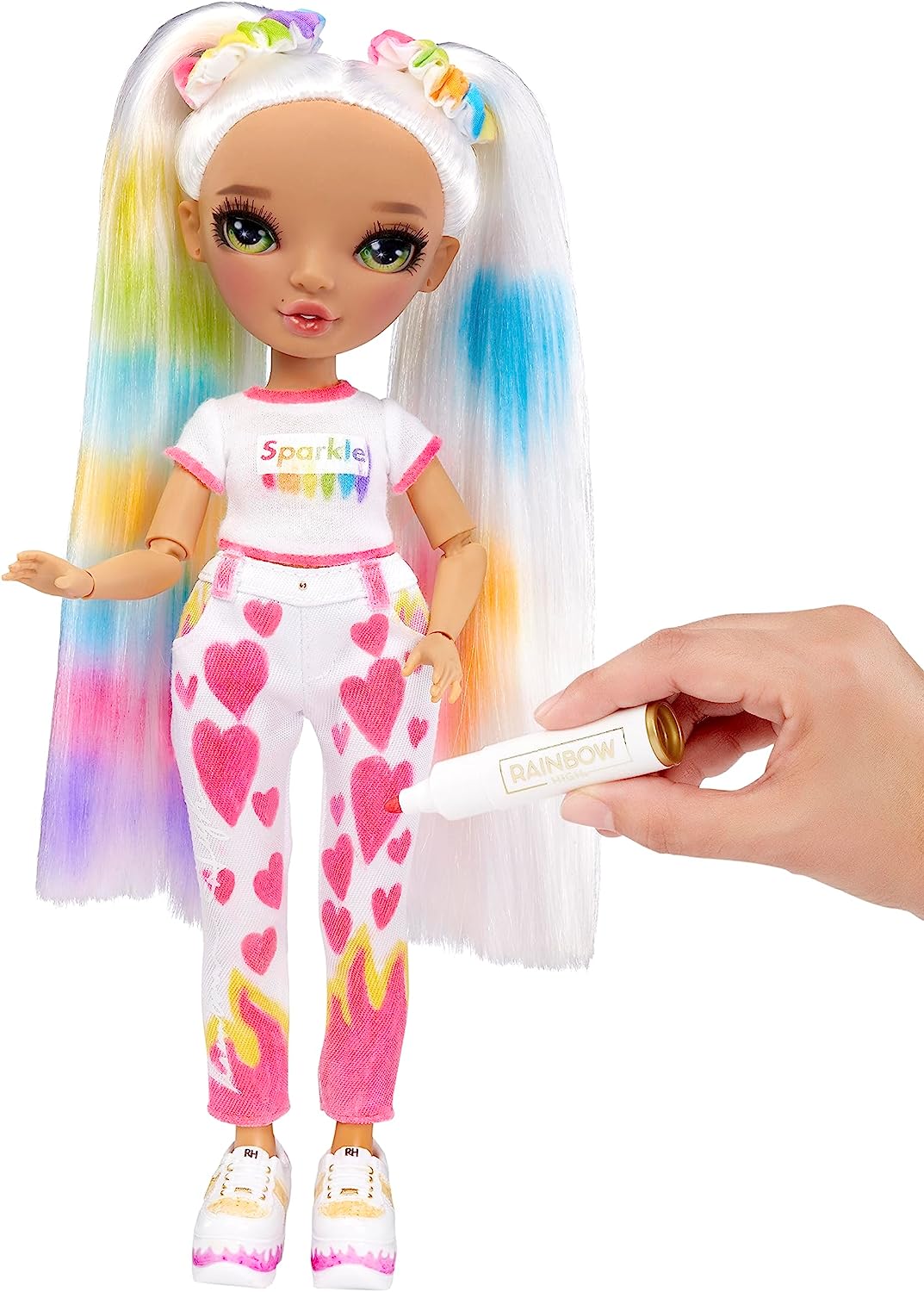 Кукла Rainbow High Color & Create Fashion DIY Doll with Green Eyes Рейнбоу Хай Раскрась и создай Куклу сам! (500407EUC) - Зображення 3