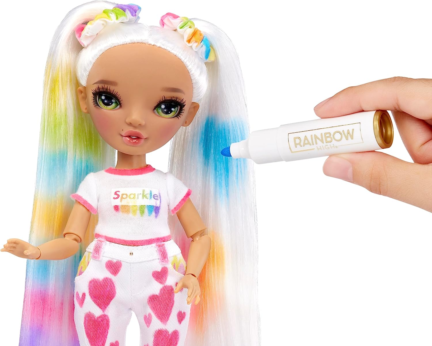 Кукла Rainbow High Color & Create Fashion DIY Doll with Green Eyes Рейнбоу Хай Раскрась и создай Куклу сам! (500407EUC) - Зображення 5