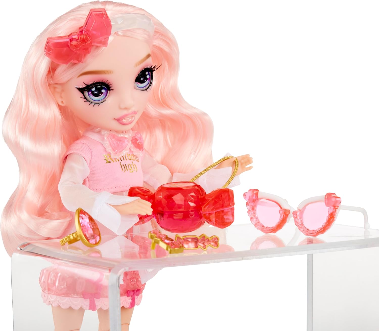 Лялька Rainbow High Creative Crystals Bella Pink Белла (522904) 3 Лялька Rainbow High Creative Crystals Bella Pink Белла (522904) - Зображення 3
