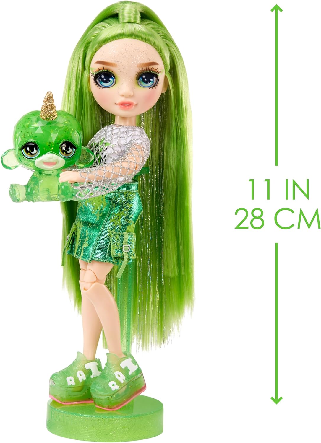Кукла Rainbow High Jade Green with Slime Рейнбоу Хай Джейд Хантер Слайм (503408) - Зображення 2