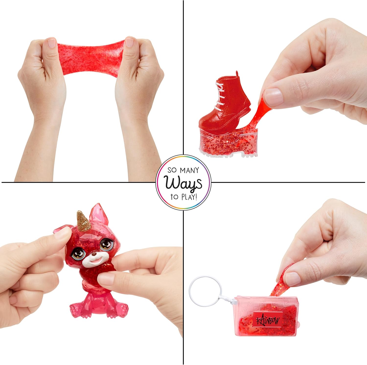Кукла Rainbow High Ruby Red with Slime Kit & Pet Рейнбоу Хай Руби Андерсон Слайм (503163) 2 Кукла Rainbow High Ruby Red with Slime Kit & Pet Рейнбоу Хай Руби Андерсон Слайм (503163) - Зображення 2