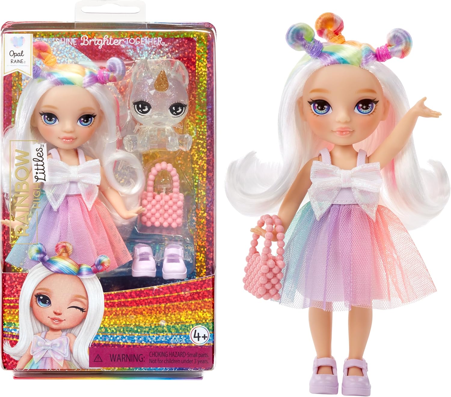 Кукла Rainbow High серии Littles Opal Raine Rainbow Рейнбоу Хай Опал Рейн Радуга (531203)