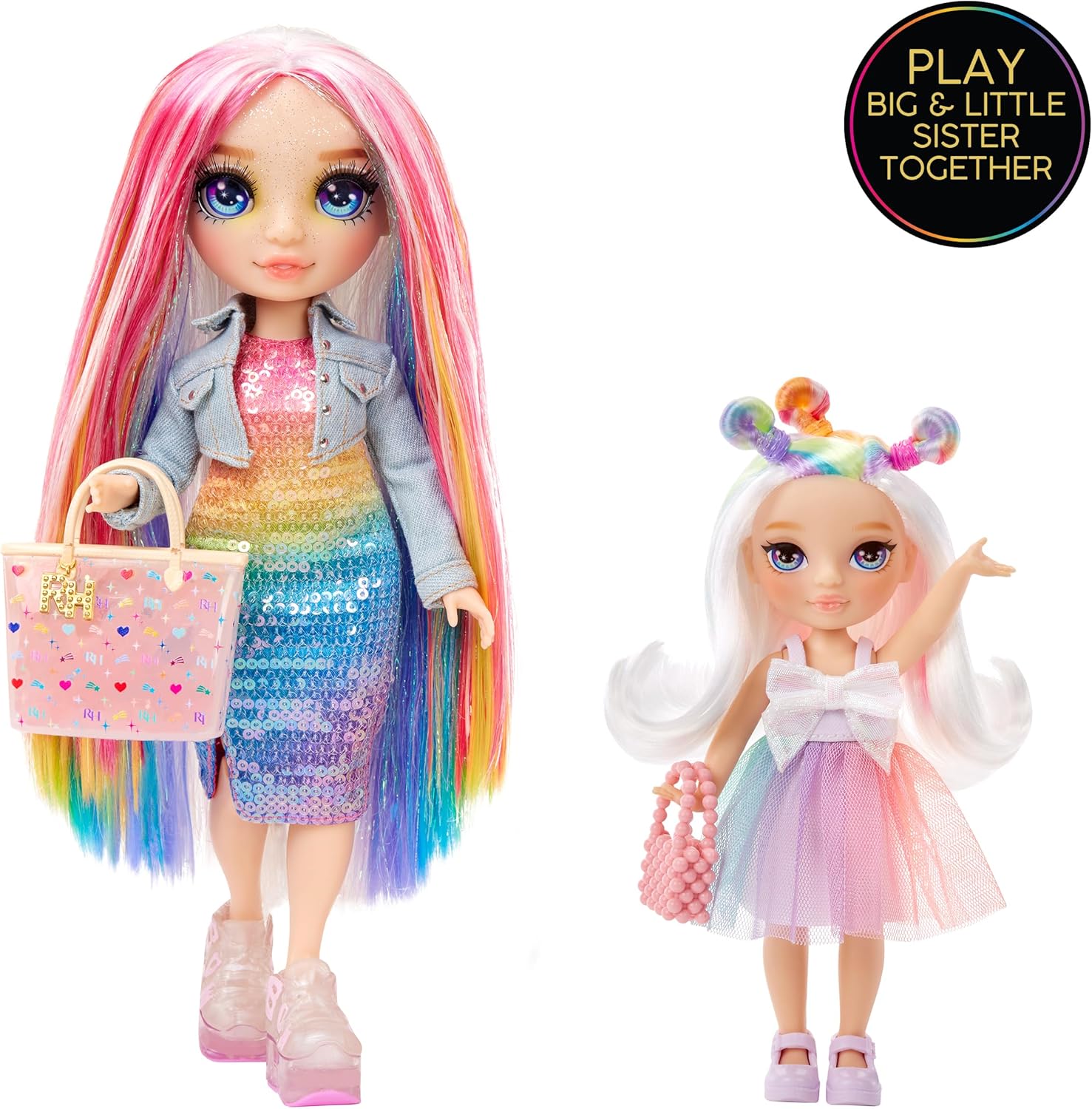 Кукла Rainbow High серии Littles Opal Raine Rainbow Рейнбоу Хай Опал Рейн Радуга (531203) - Зображення 4