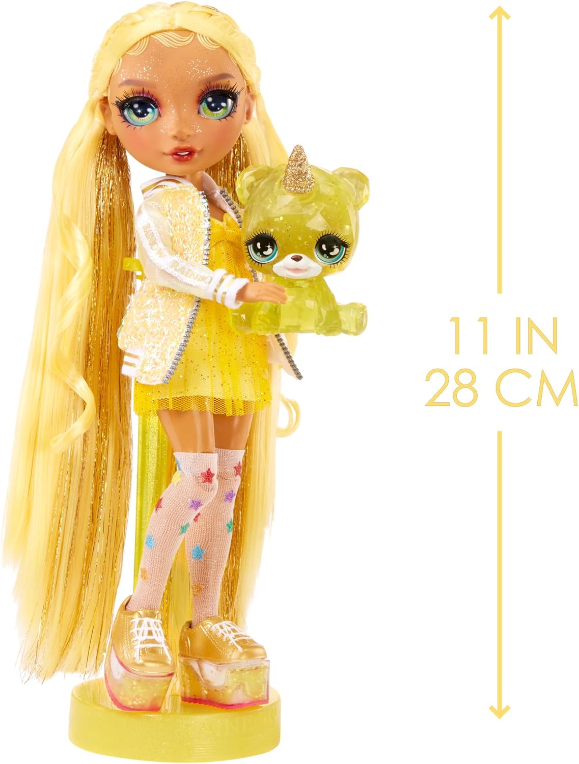 Лялька Rainbow High Sunny Yellow with Slime Санні Медісон зі слаймом (503231) - Зображення 5