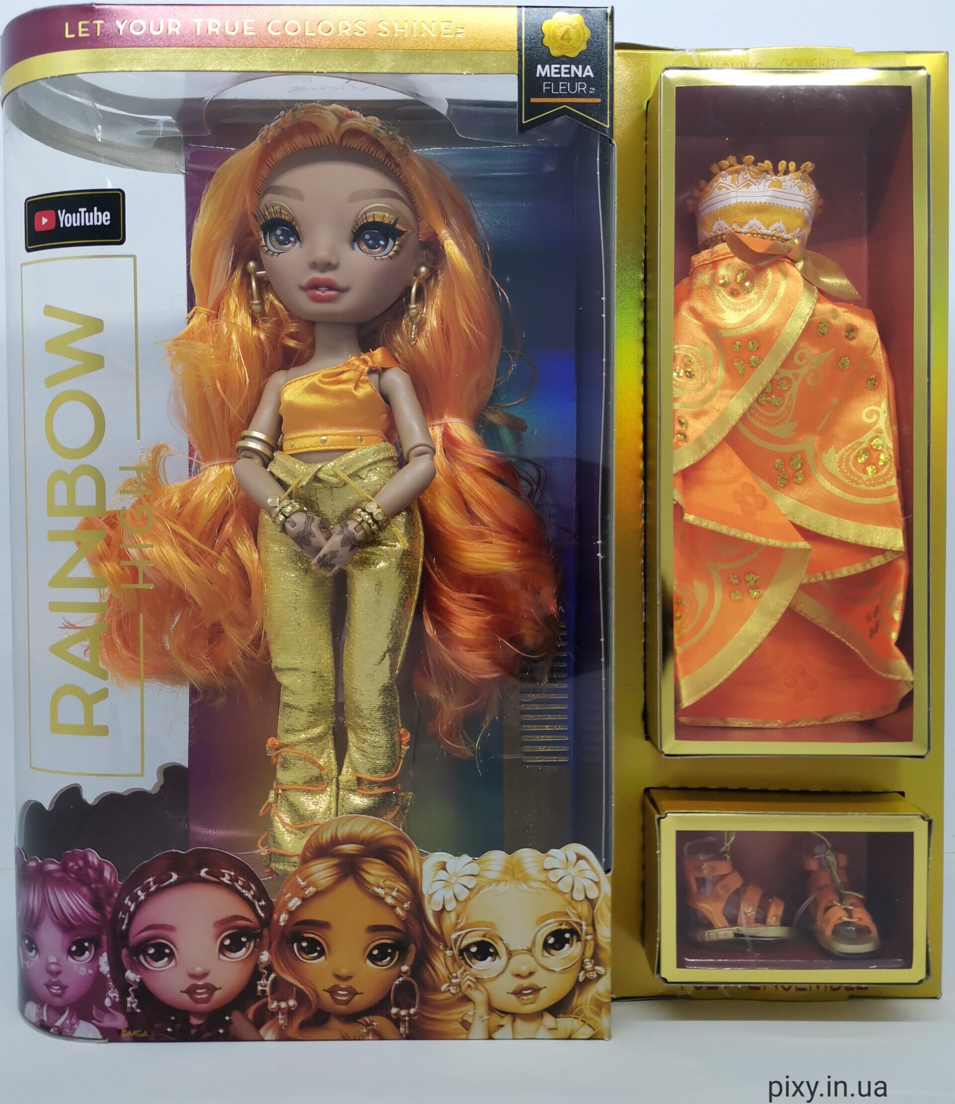 Кукла Рейнбоу Хай Мина Флер Rainbow High Meena Fleur Series 4 (578284)
