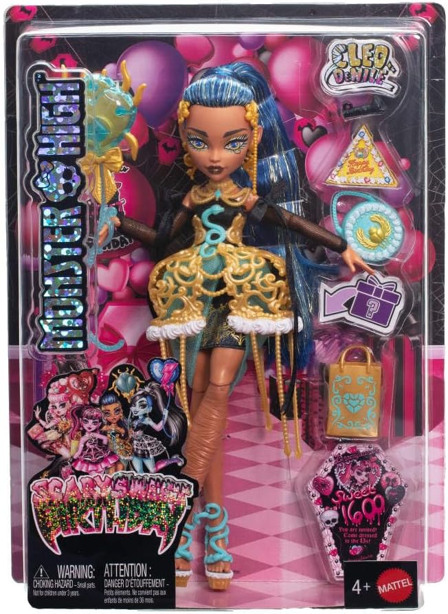 Лялька Monster High Scaly Sweet Birthday Cleo De Nile Клео Страшно-солодкий День народження (JBG76) - Зображення 2