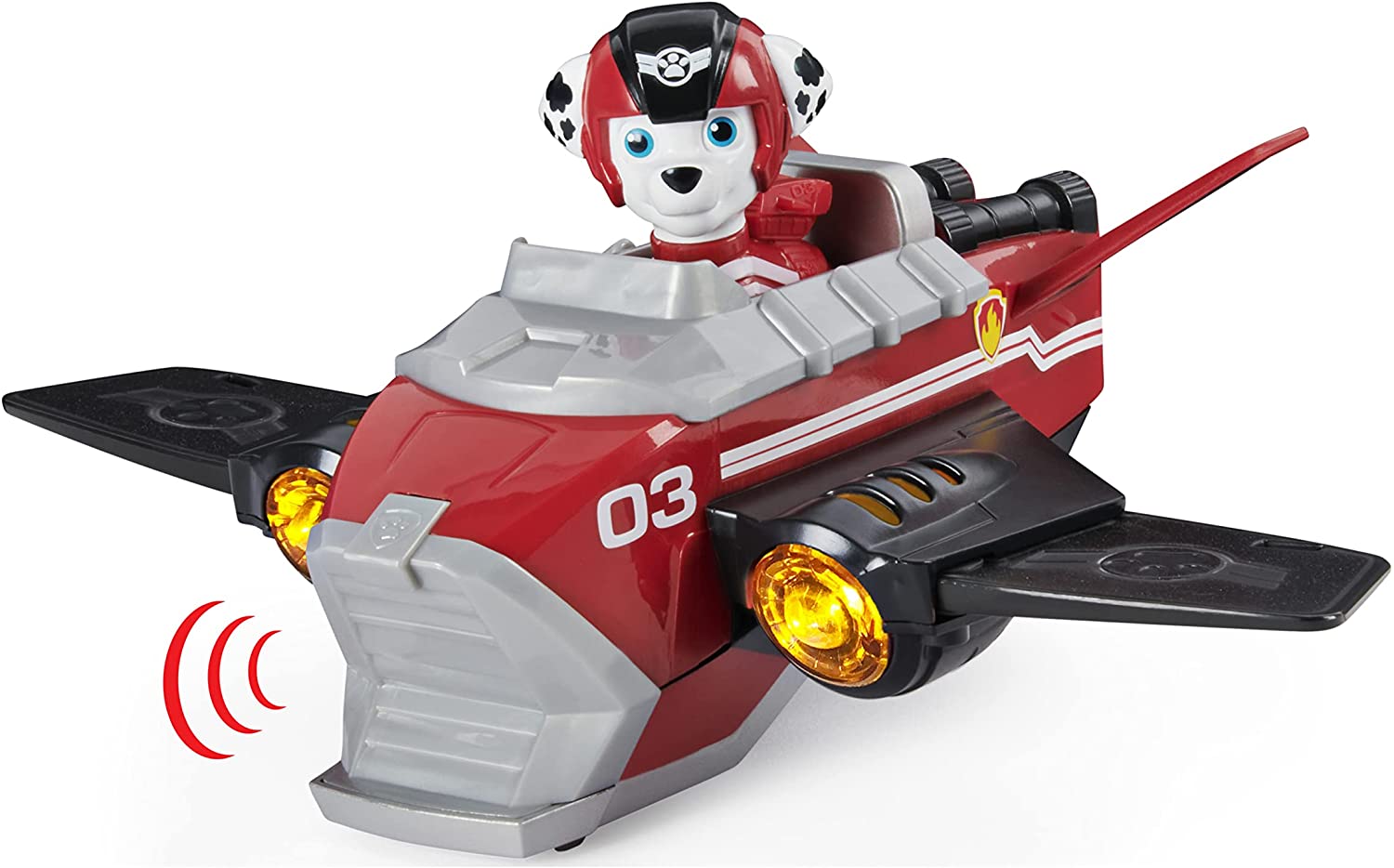 Набор Щенячий патруль Маршал на самолете Paw Patrol Jet to The Rescue Marshall’s Deluxe Transforming Vehicle (6059441) 6 Набор Щенячий патруль Маршал на самолете Paw Patrol Jet to The Rescue Marshall’s Deluxe Transforming Vehicle (6059441) - Зображення 6