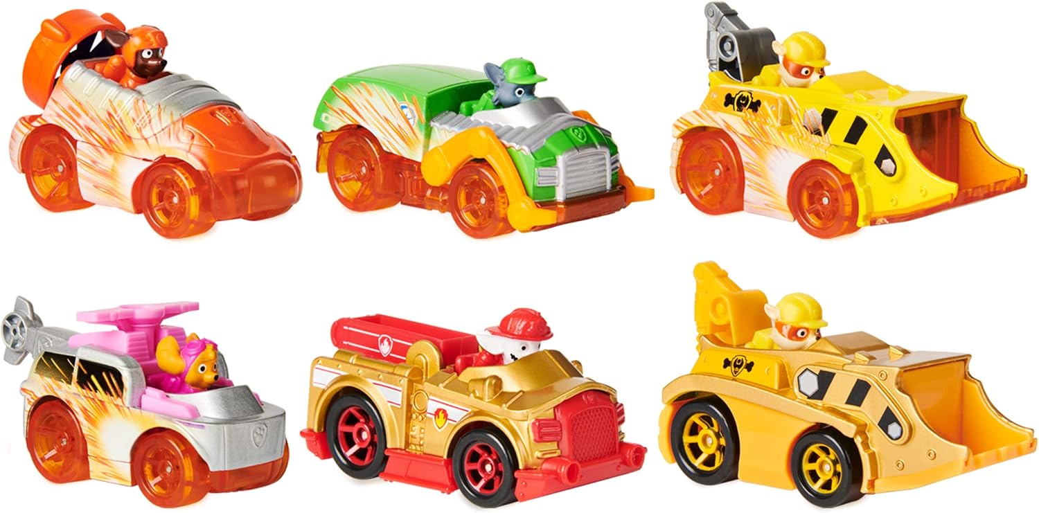 Набор Щенячий патруль Тру Метал Paw Patrol True Metal Spark Gift Pack of 6 (6059232) - Зображення 4