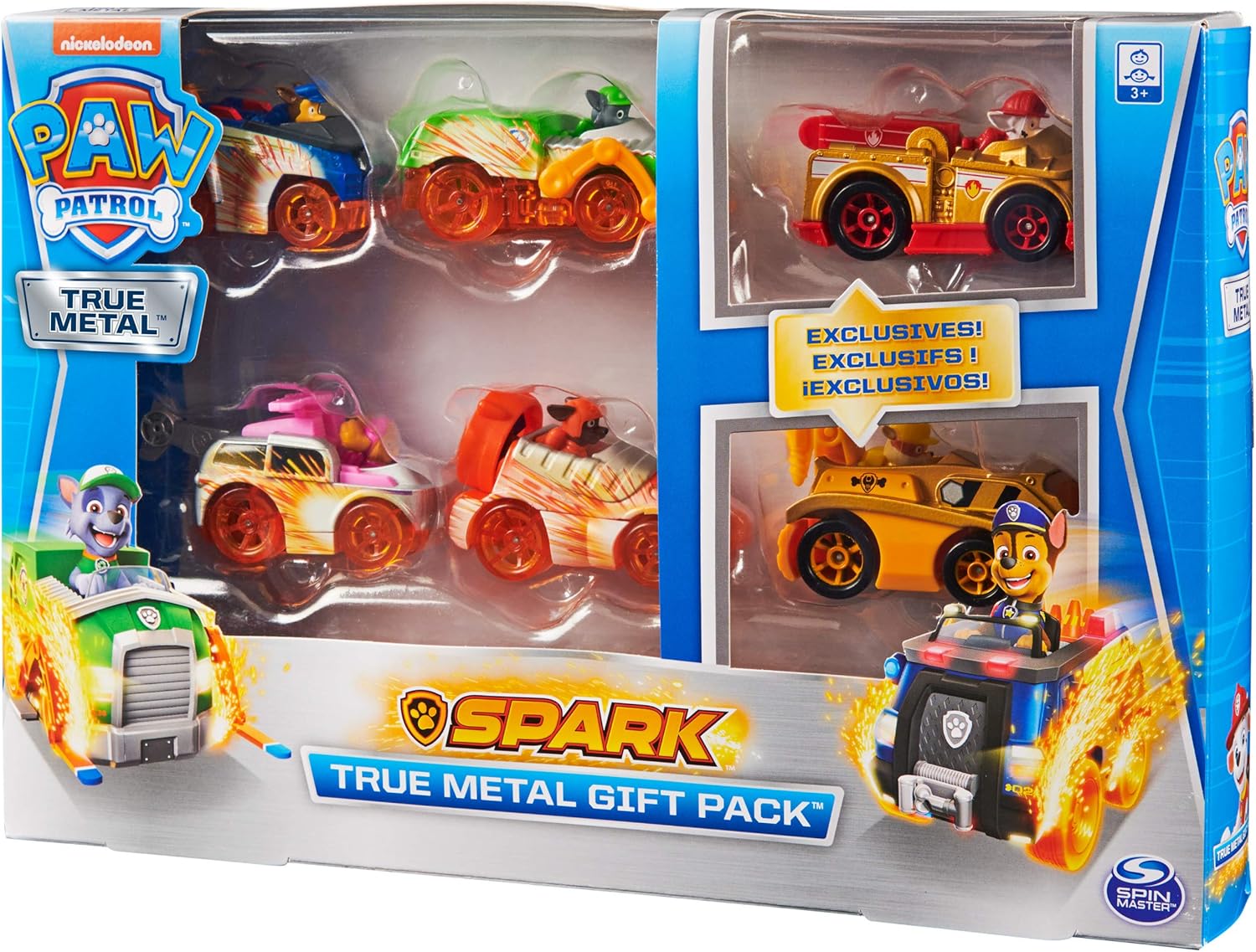 Набор Щенячий патруль Тру Метал Paw Patrol True Metal Spark Gift Pack of 6 (6059232) - Зображення 6