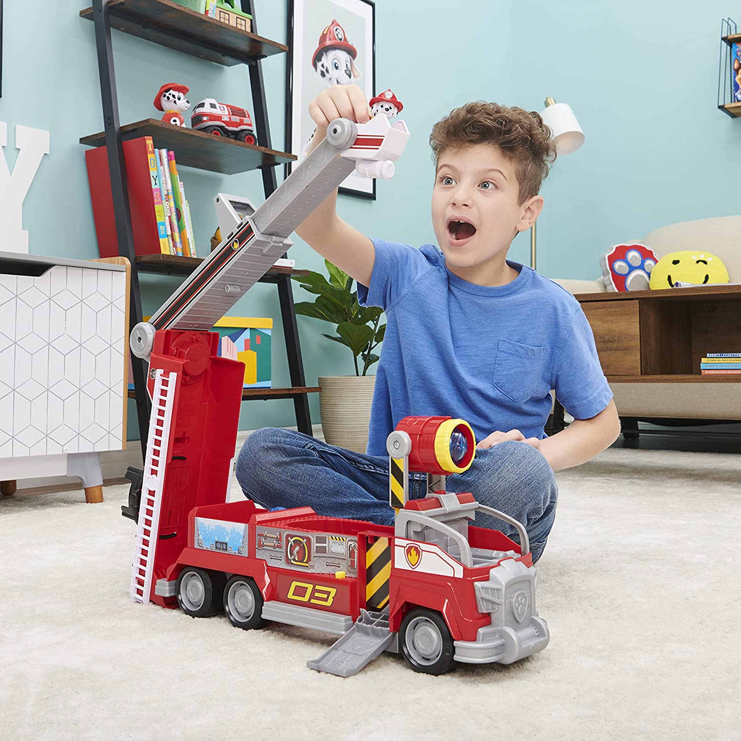 Пожарная машина Щенячий патруль Маршала PAW Patrol Marshall’s Transforming Movie City Fire Truck (6060444) 7 Пожарная машина Щенячий патруль Маршала PAW Patrol Marshall’s Transforming Movie City Fire Truck (6060444) - Зображення 7