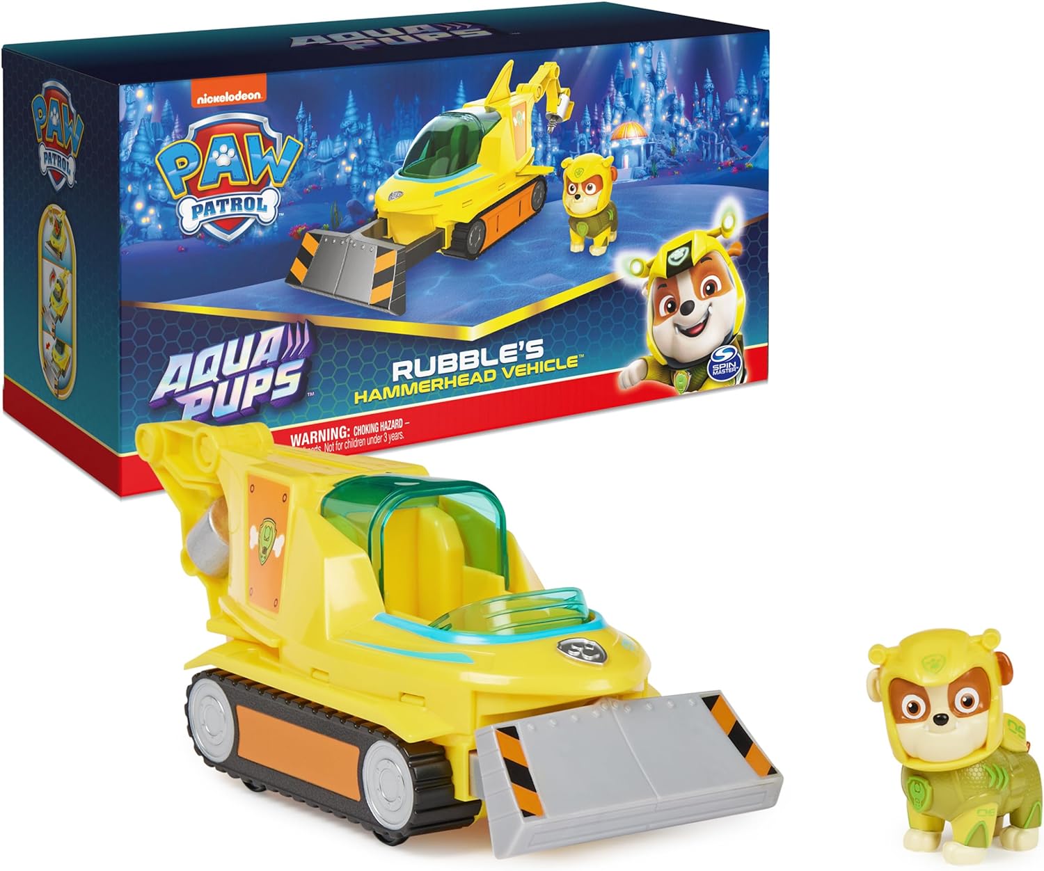 Ігровий набір Paw Patrol Aqua Pups Rubble Аква машина-трансформер Акула-молот Кремеза (6066418) 1 Ігровий набір Paw Patrol Aqua Pups Rubble Аква машина-трансформер Акула-молот Кремеза (6066418)