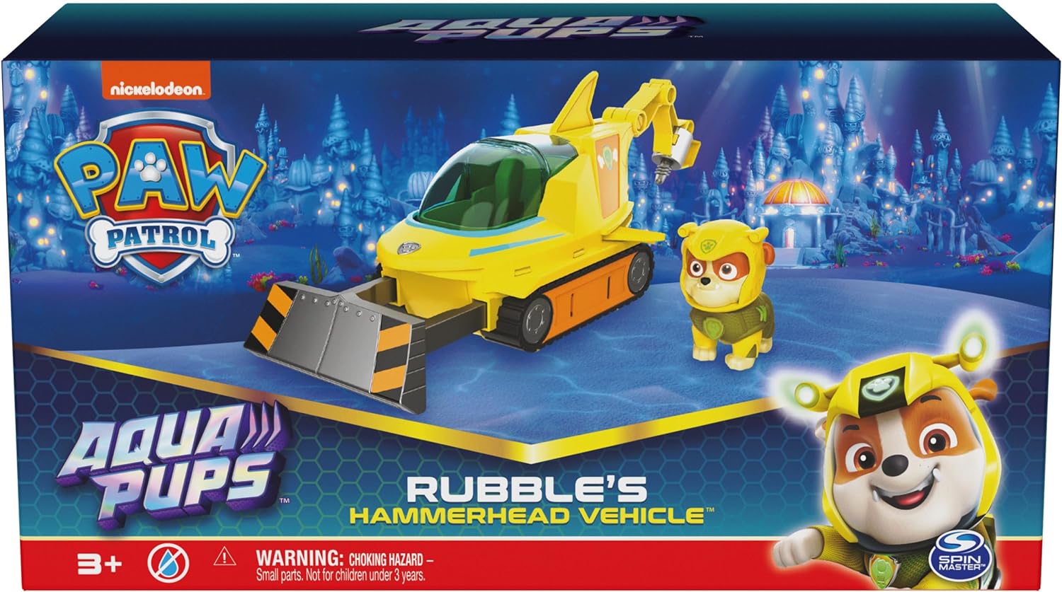 Ігровий набір Paw Patrol Aqua Pups Rubble Аква машина-трансформер Акула-молот Кремеза (6066418) 7 Ігровий набір Paw Patrol Aqua Pups Rubble Аква машина-трансформер Акула-молот Кремеза (6066418) - Зображення 7