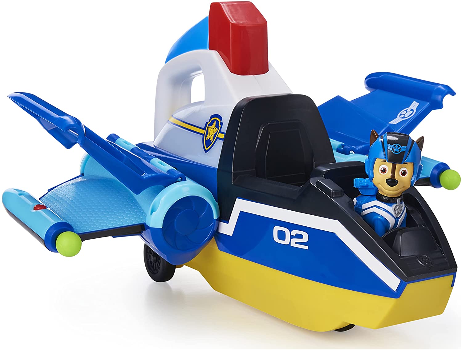 Ігровий набір Paw Patrol Jet to the Rescue Deluxe Transforming Chase Щенячий патруль рятувальний літак Чейза (6059439) - Зображення 5