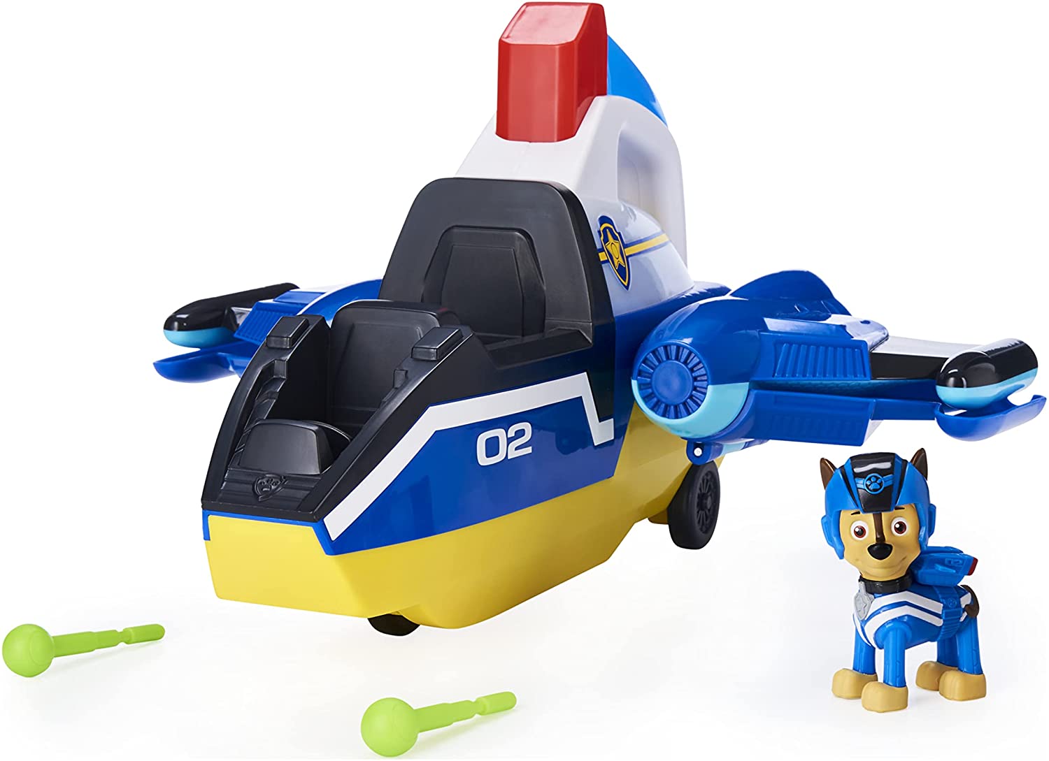 Ігровий набір Paw Patrol Jet to the Rescue Deluxe Transforming Chase Щенячий патруль рятувальний літак Чейза (6059439) - Зображення 2