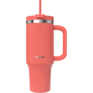 Термочашка з трубочкою Contigo Streeterville Tumbler Stainless Steel 1.18 л (40oz), Coral