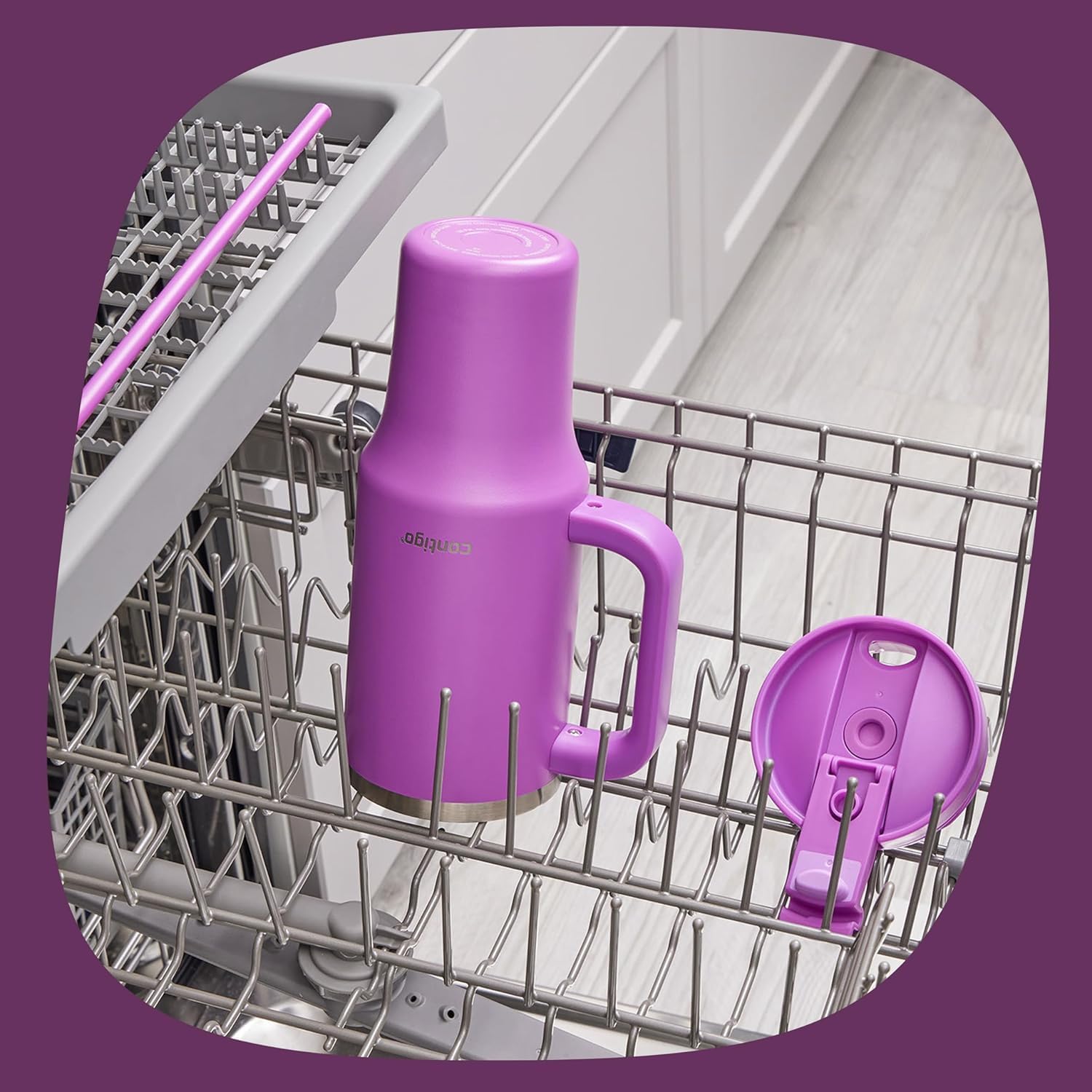 Термочашка з трубочкою Contigo Streeterville Tumbler Stainless Steel 1.18 л (40oz), Galactic 5 Термочашка з трубочкою Contigo Streeterville Tumbler Stainless Steel 1.18 л (40oz), Galactic - Зображення 5