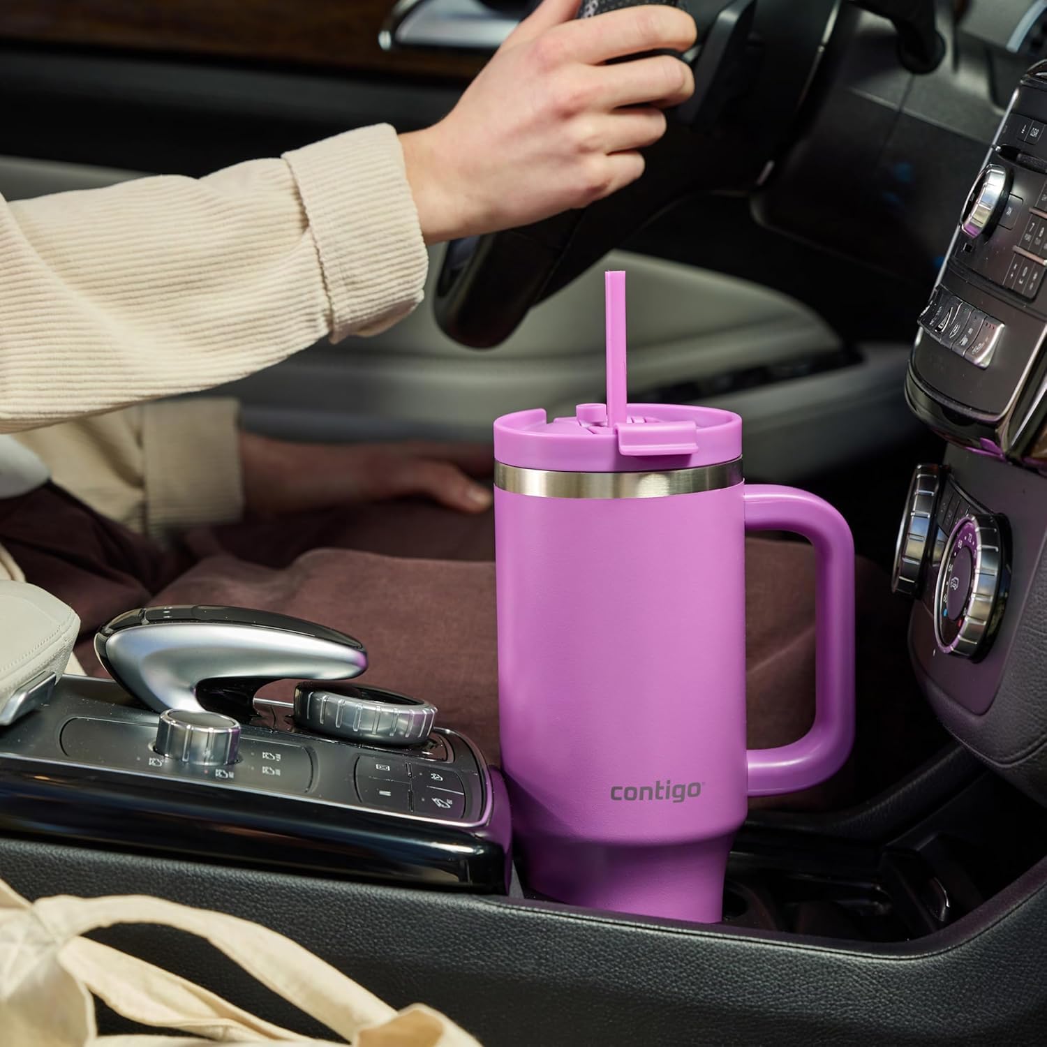 Термочашка з трубочкою Contigo Streeterville Tumbler Stainless Steel 1.18 л (40oz), Galactic 4 Термочашка з трубочкою Contigo Streeterville Tumbler Stainless Steel 1.18 л (40oz), Galactic - Зображення 4