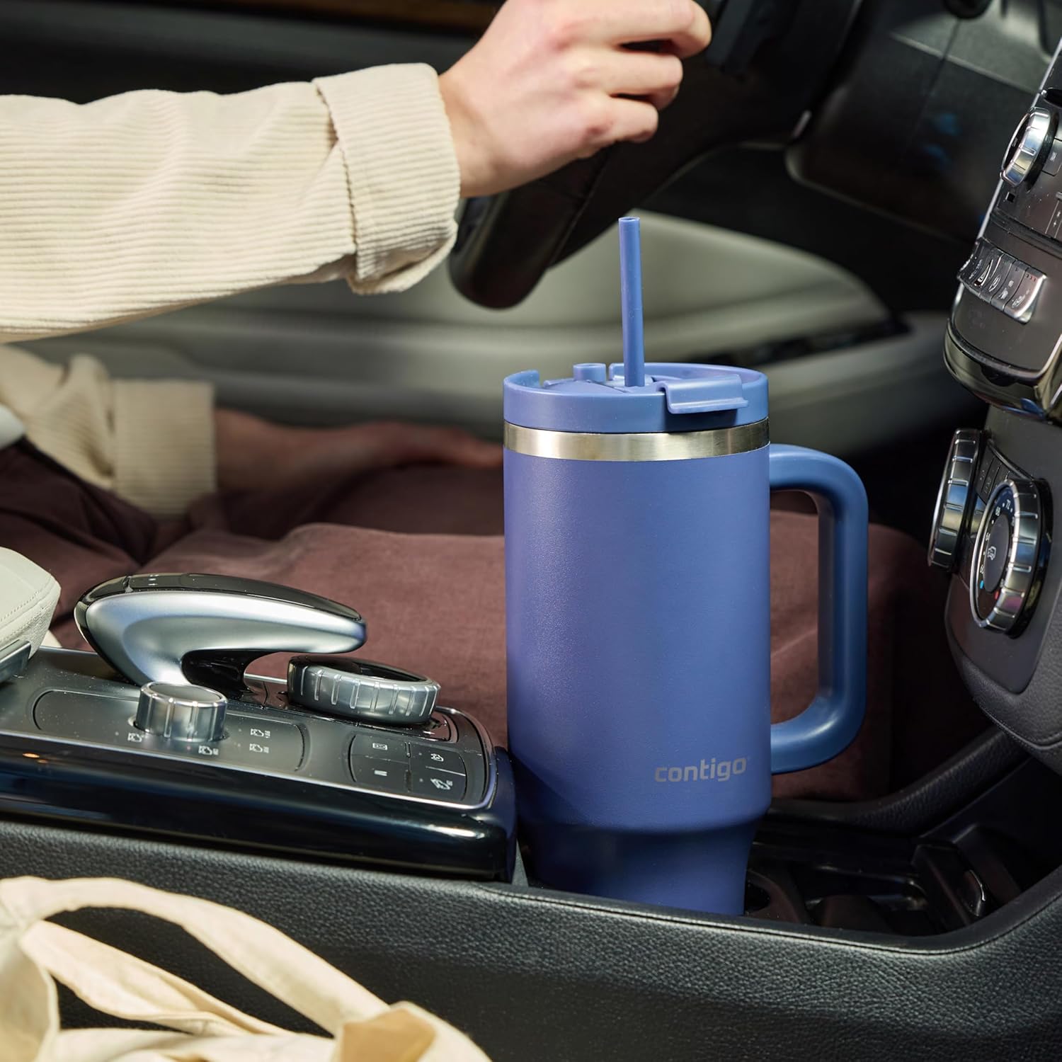 Термочашка із соломинкою Contigo Streeterville Tumbler Stainless Steel 1.18 л (40oz), Indigo - Зображення 8