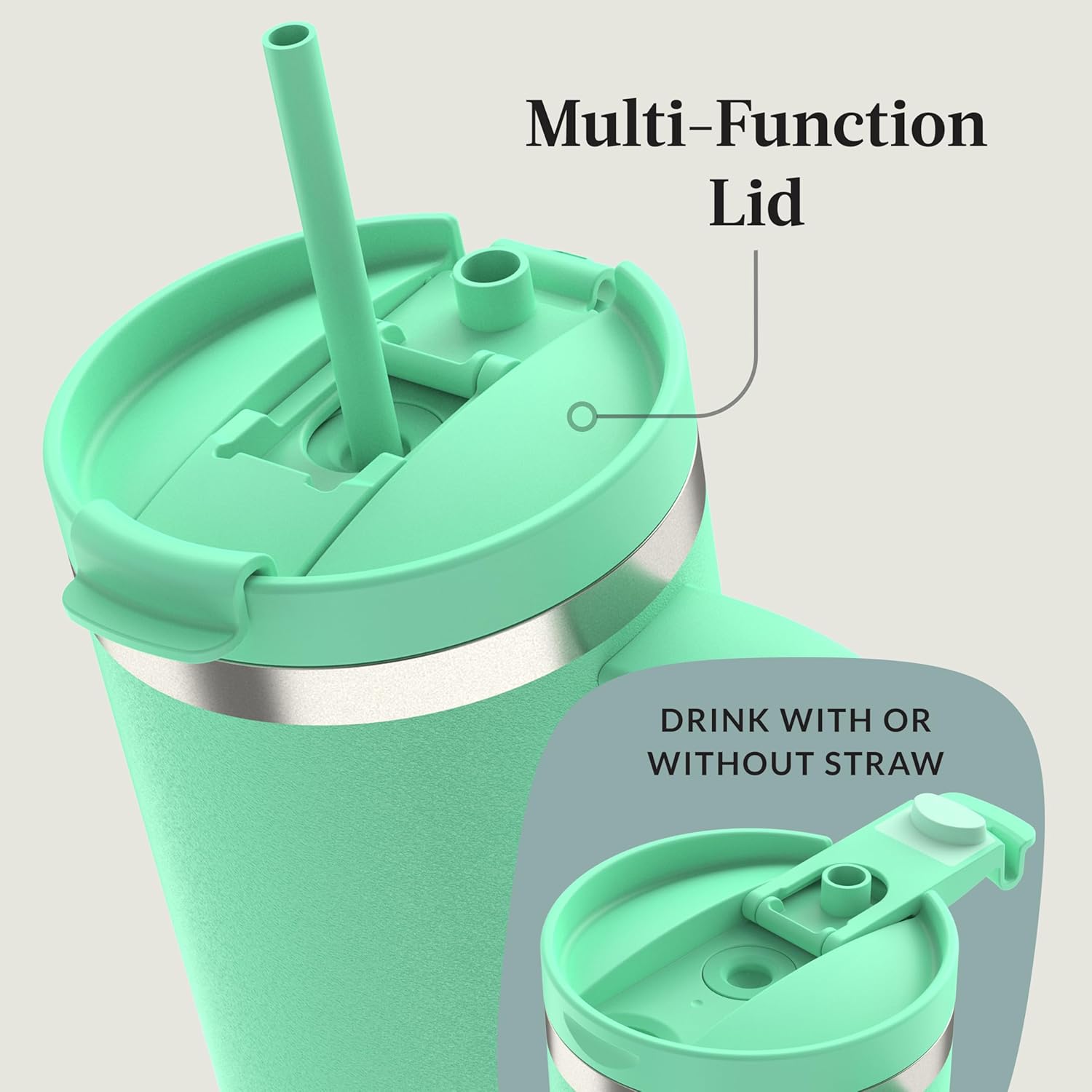 Термочашка із соломинкою Contigo Streeterville Tumbler Stainless Steel 1.18 л (40oz), Reef - Зображення 7