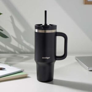 Термочашка із соломинкою Contigo Streeterville Tumbler Stainless Steel 0.887 л (30 oz), Licorice