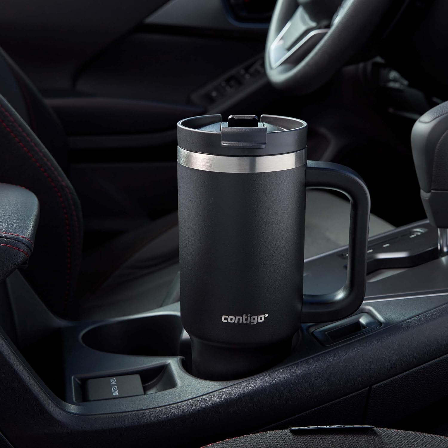 Термочашка із соломинкою Contigo Streeterville Tumbler Stainless Steel 0.887 л (30 oz), Licorice - Зображення 7