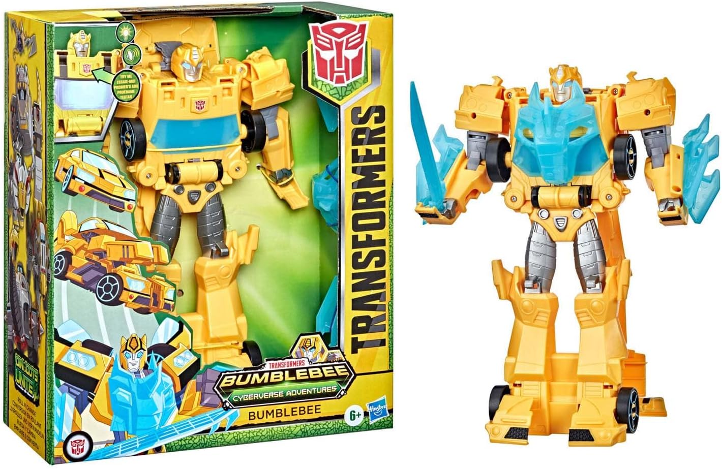 Трансформер Бамблби Кибервселенная свет звук Transformers Bumblebee Cyberverse Adventures Dinobots (F2730) - Зображення 10