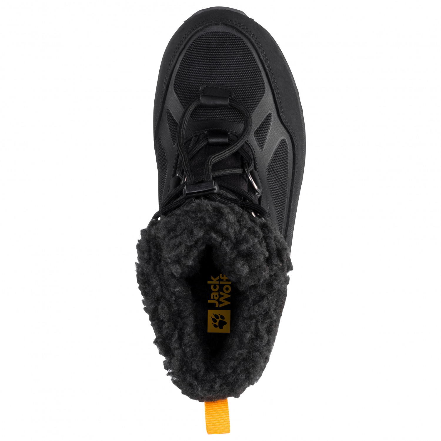 Зимние детские сапоги Jack Wolfskin Vojo Shell Xt Texapore Mid Black/Burly Yellow (4054101) - Зображення 6