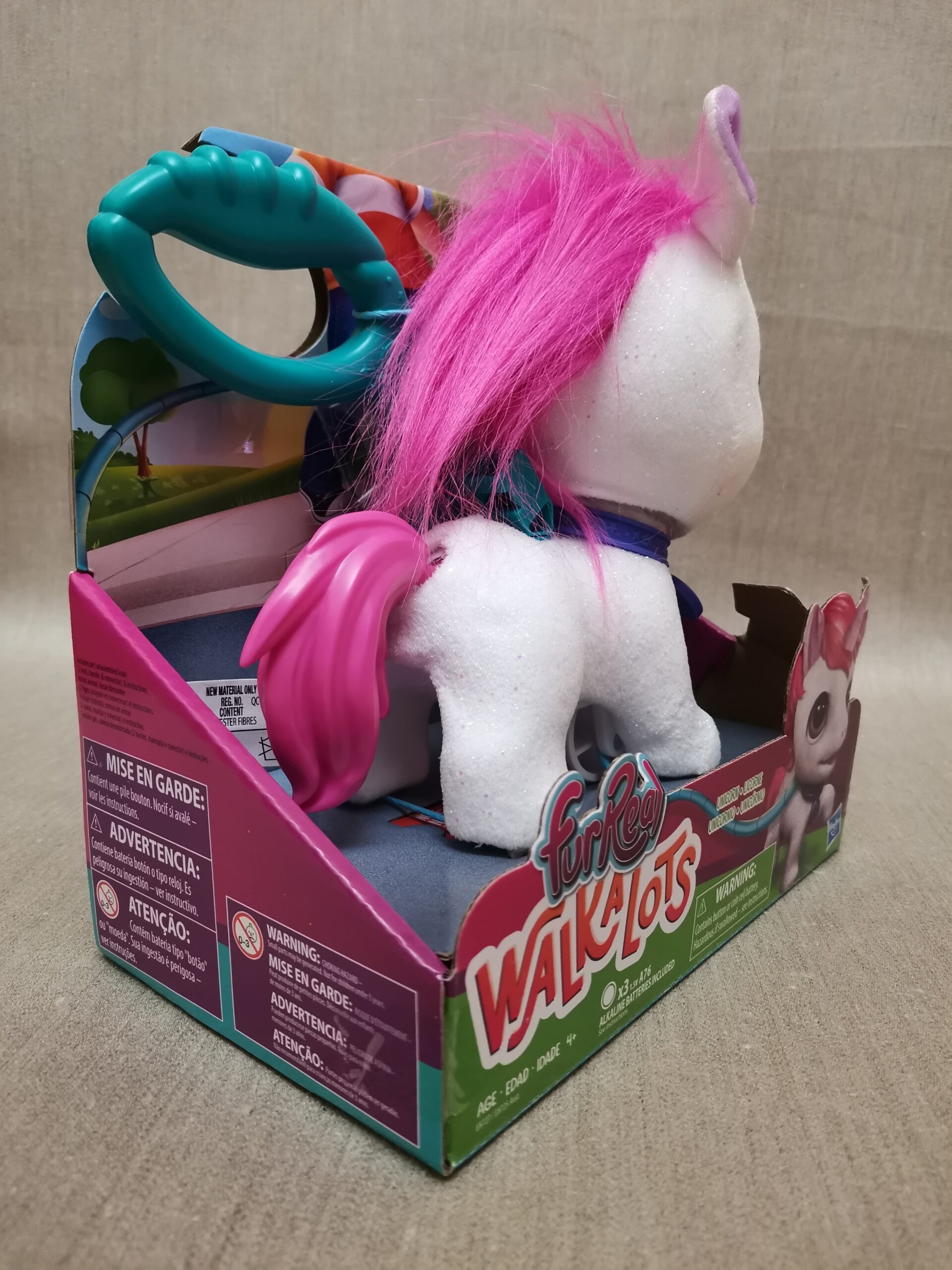 Интерактивный единорог на поводке FurReal Friends Walkalots Big Wags Unicorn Hasbro (E8727) - Зображення 11