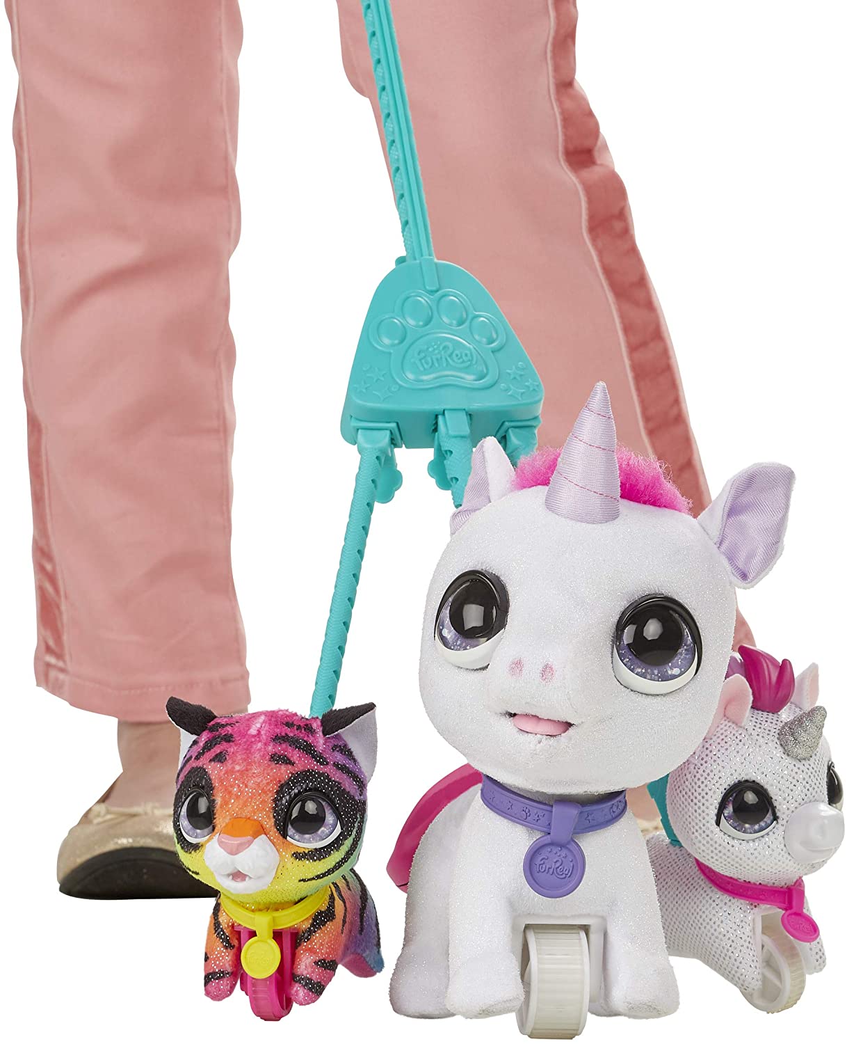 Интерактивный единорог на поводке FurReal Friends Walkalots Big Wags Unicorn Hasbro (E8727) - Зображення 7