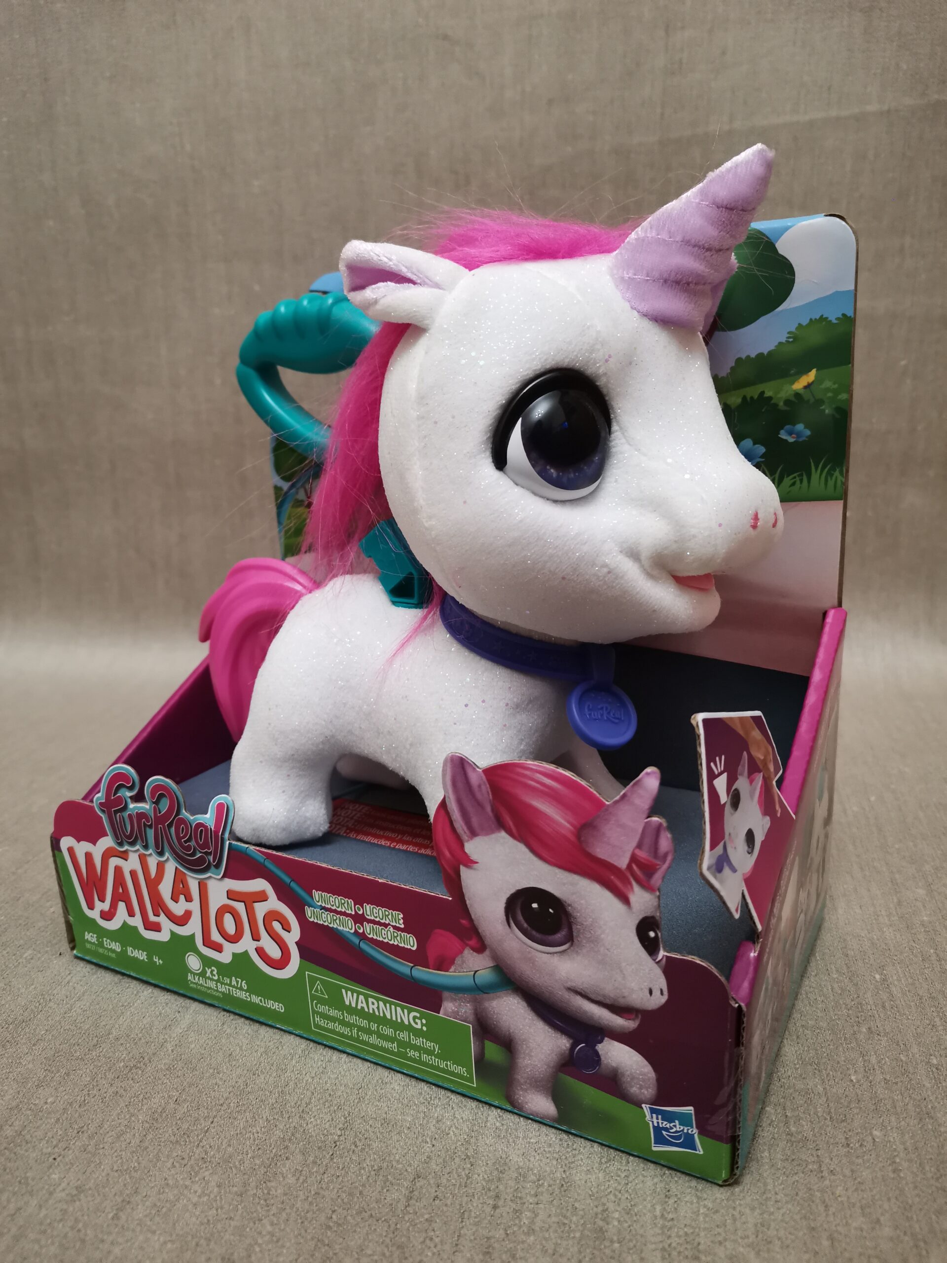Интерактивный единорог на поводке FurReal Friends Walkalots Big Wags Unicorn Hasbro (E8727) - Зображення 10