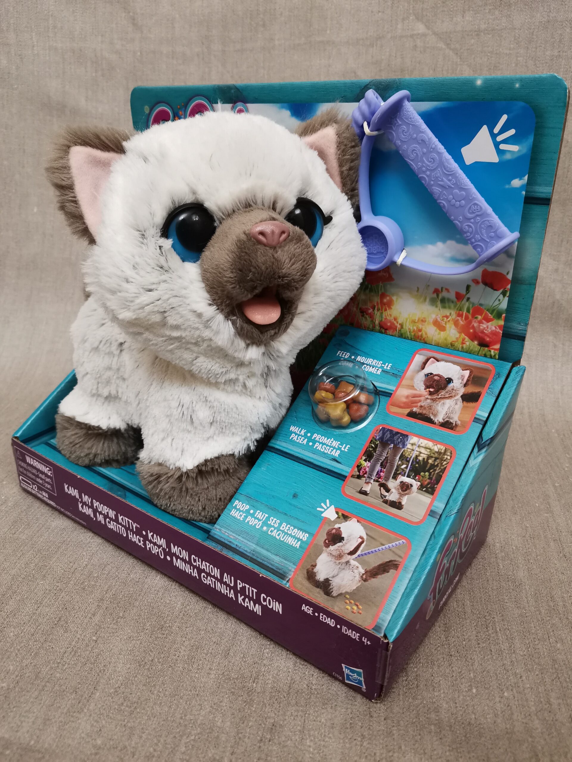Интерактивный котенок кот Ками FurReal Friends Kami My Poopin Kitty Hasbro (C1156) 9 Интерактивный котенок кот Ками FurReal Friends Kami My Poopin Kitty Hasbro (C1156) - Зображення 9