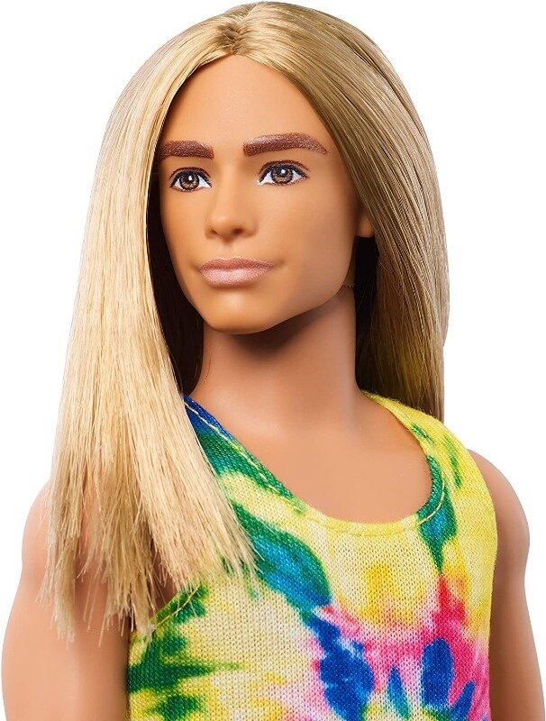 Кукла Барби Кен с длинными волосами Barbie Ken Fashionistas Doll with Long Blonde Hair (GHW66) - Зображення 2
