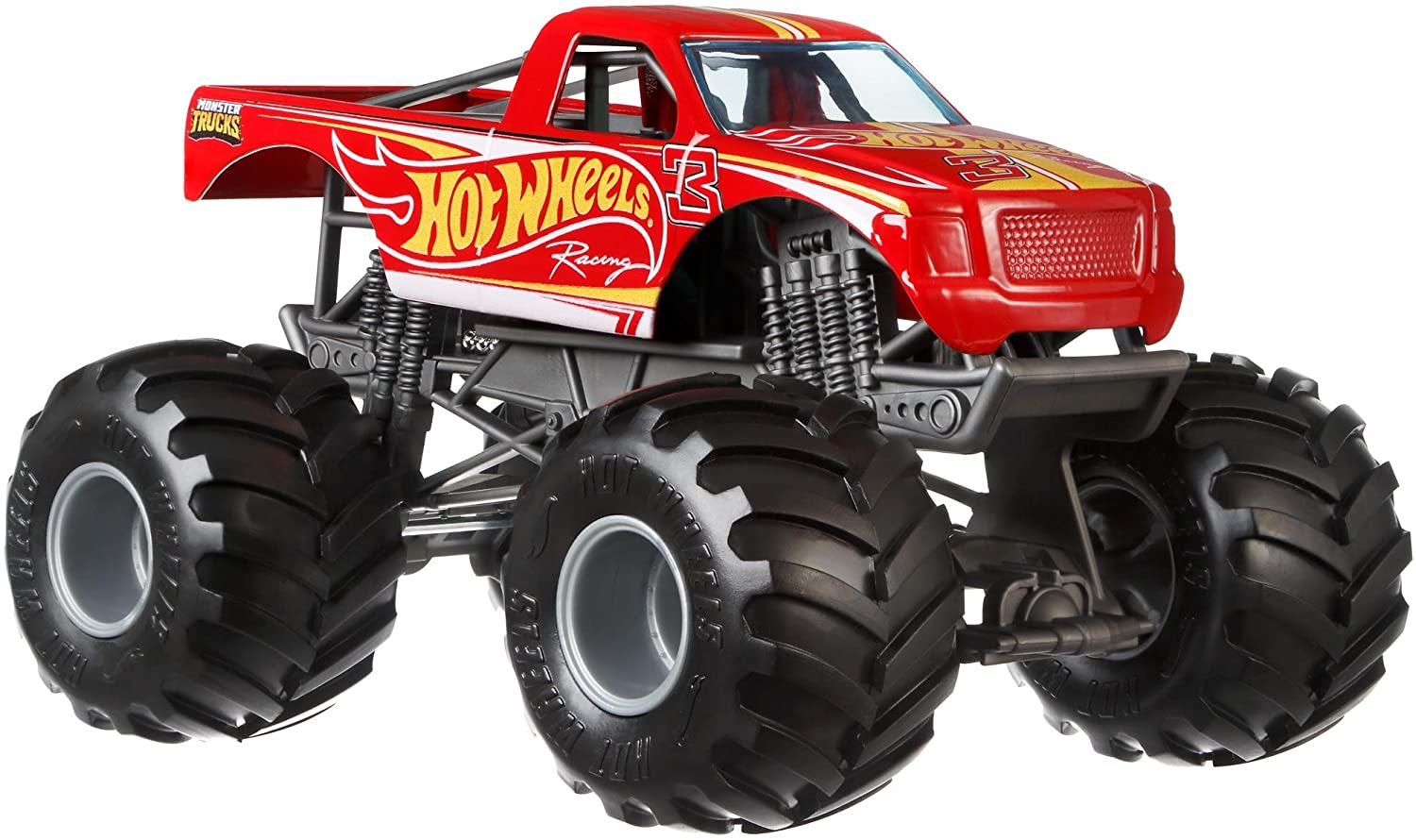 Машина Джип Хот Вилс Монстр Трак 1:24 Hot Wheels Monster Trucks Racing Vehicle