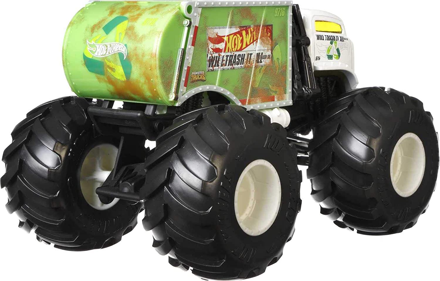 Машина Хот Вилс Внедорожник Мусоровоз Монстр Трак 1:24 Hot Wheels Monster Trucks Will Trask 6 Машина Хот Вилс Внедорожник Мусоровоз Монстр Трак 1:24 Hot Wheels Monster Trucks Will Trask - Зображення 6