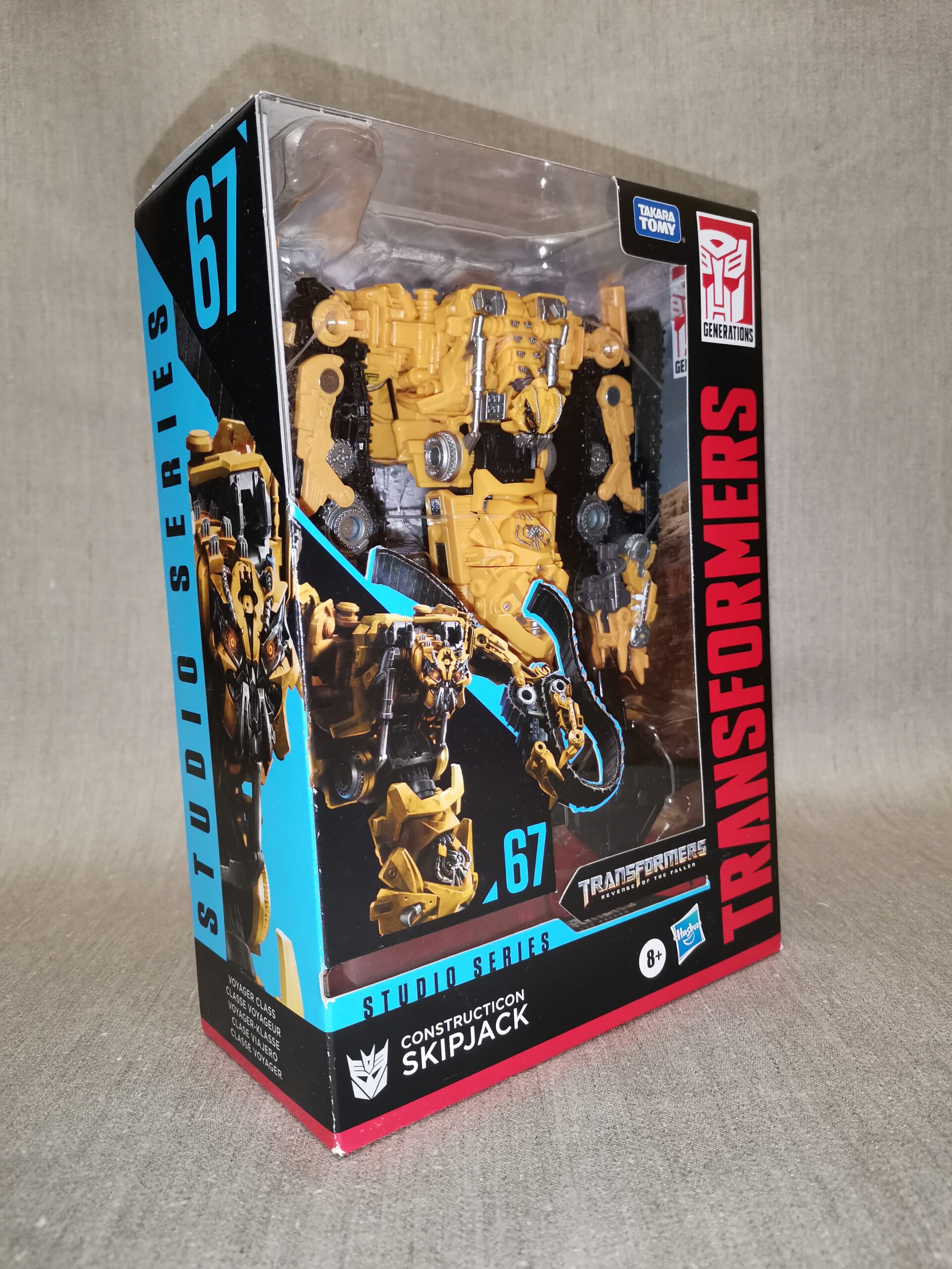 Трансформер Конструктикон Скипджек Вояджер Transformers Constructicon Skipjack Voyager Hasbro Studio Series 67 (E7214)