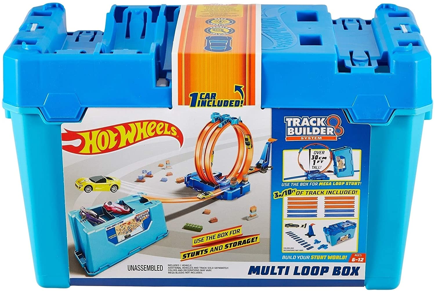 Трек Хот Вилс Петля 3 в 1 Hot Wheels Track Builder Multi Loop Box (GWT43) - Зображення 2